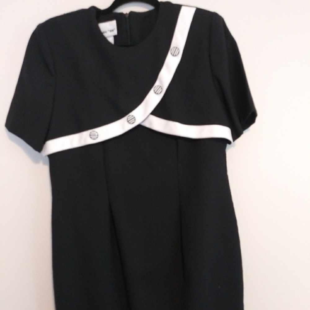 Studio "36" plus size black dress